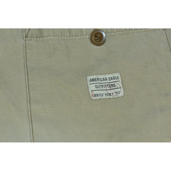 American Eagle Mens Pants Size 34x32 Combat Trouser Wide Leg Cargo Vintage-Flaws - Picture 14 of 16